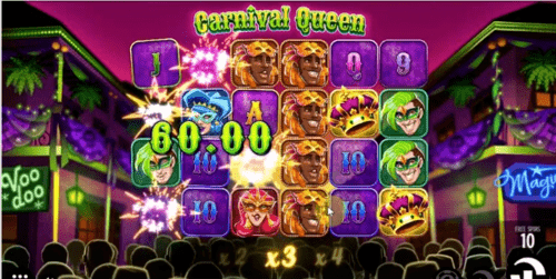 Carnival Queen Slot дизайн слота